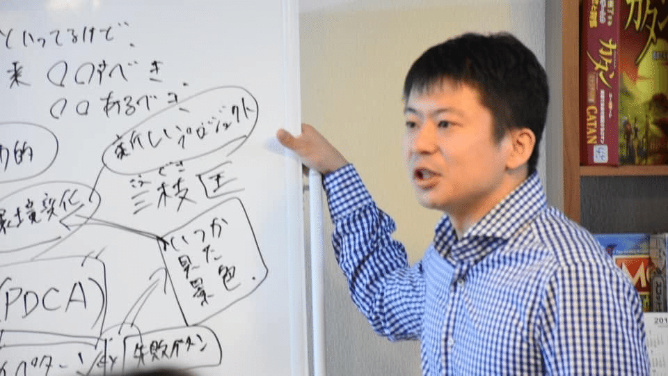 ホワイトボードでの壁打ち